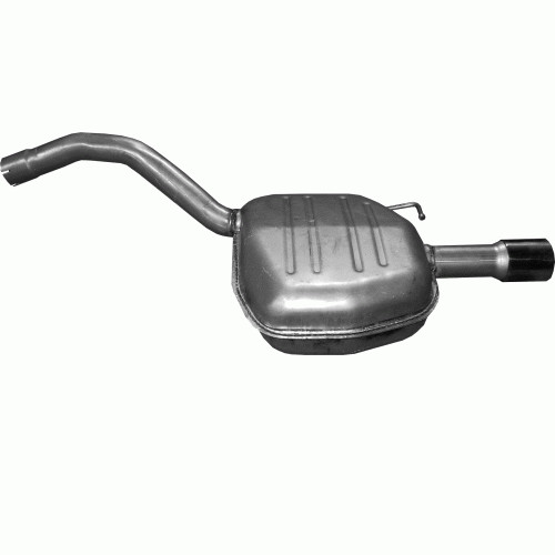 Silencieux arrière VOLVO V70 III en acier aluminisé durable pour versions 2007-2016