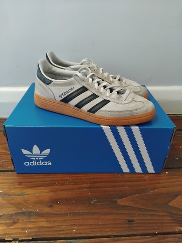 Size 6- Adidas Handball Spezial Aluminium Black Stripes W - Picture 3 of 5