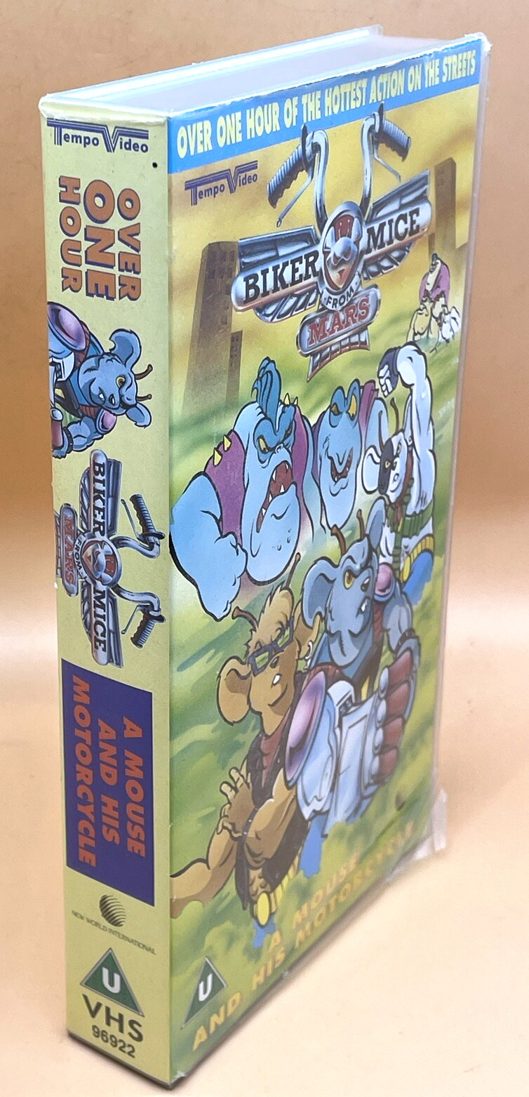 Biker Mice From Mars A Mouse And His Motorcycle VHS 1994 Abbey Video PAL