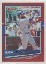 2020 Panini Donruss Holo Red Justin Turner #109 0jl3