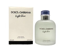Light Blue by Dolce & Gabbana for Men Eau de Toilette Spray 4.2 oz * TESTER BOX*