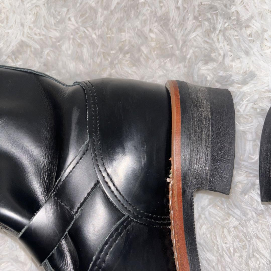 Chippewa USA Cordovan Engineer Boots 26.5 99953 Black #0207 | eBay