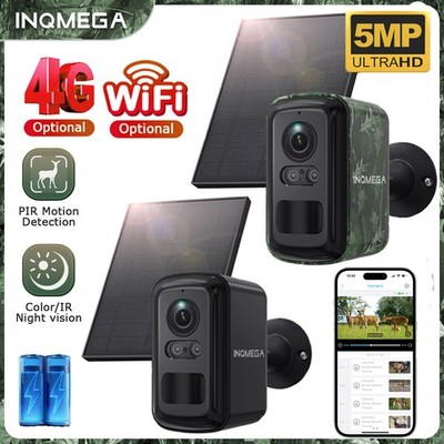 5MP Mini Solar 4G Camera Outdoor Surveillance Color PIR Detection Auto Tracking