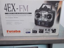 Futaba T4EXA TX ONLY 4EX-FM - Kyosho Tamiya Airplanes Heli Great Planes READ