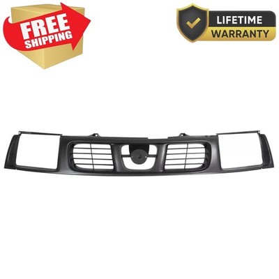 For 1998-2000 New Front Black Grille Nissan Frontier Plastic NI1200181