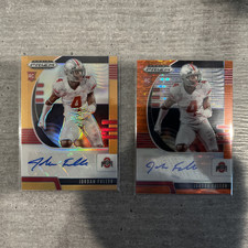 Lot of 2 JORDAN FULLER 2020 PANINI PRIZM DRAFT RC Autos #/20 & /#149 Ohio State