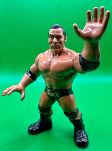 2017 WWE Mattel Retro Series 2 THE ROCK Figure WWF...