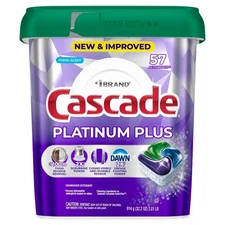 Cascade Platinum Plus Pods Dishwasher Detergent - Fresh