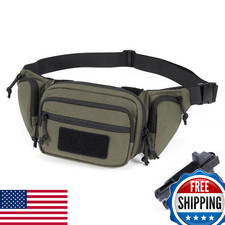 CLTAC Tactical Fanny Pack CCW Gun Waist Bag for Men and Women with Pistol Holste