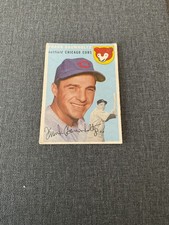 1954 Topps #60 Frank Baumholtz, #4 Hank Sauer +2 Teammates - Chicago Cubs