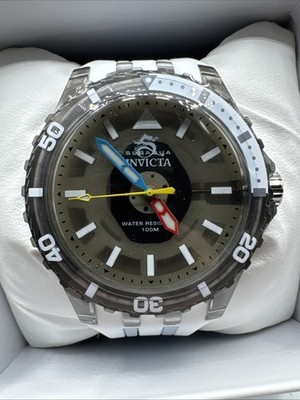 Invicta Subaqua Men's Watch - 44mm, White with Rotating Bezel