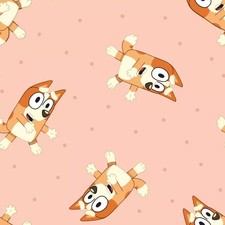 Bluey Bingo Toss Cotton Fabric