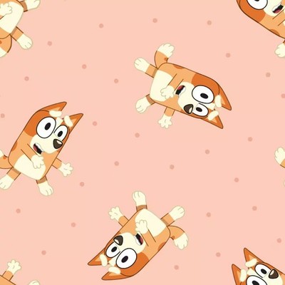 Bluey Bingo Toss Cotton Fabric