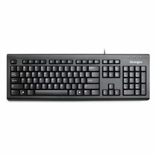 Kensington K72391NA ValuKeyboard Full Size USB Wired Keyboard Spill Safe Proof