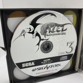 Azel Panzer Dragoon RPG W/Manual Sega Saturn SS Retro Good Used Game NTSC-J JP