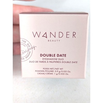 WANDER BEAUTY Double Date Eyeshadow Duo in Eye Candy & Crush Cream/Powder NEW