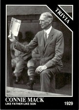 1992 Conlon Collection TSN Connie Mack Philadelphia Athletics #599