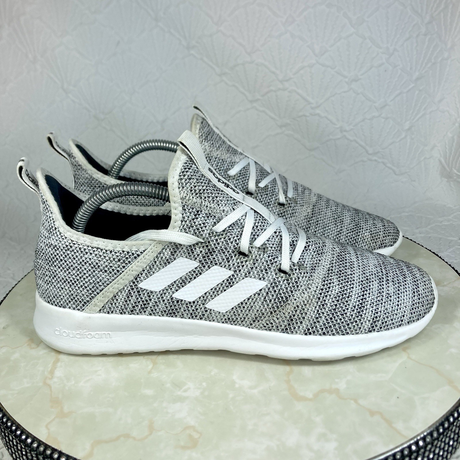 Adidas Sneakers Womens 9.5 Gray Cloudfoam Pure Athletic Sportywear Running Shoes Adidas Sneakers Womens 9.5 Gray Cloudfoam Pure Athletic Sportywear Running Shoes