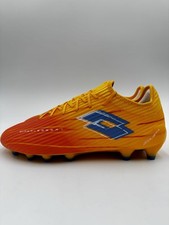 Lotto Men s Solista 200 IX FG Size 10.5 Orange/Yellow 221353-CX3