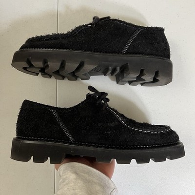 Collegium Pillar Moc Toe Derby Men s Size EU 42 US 9 Lug Black Suede $289 MSRP