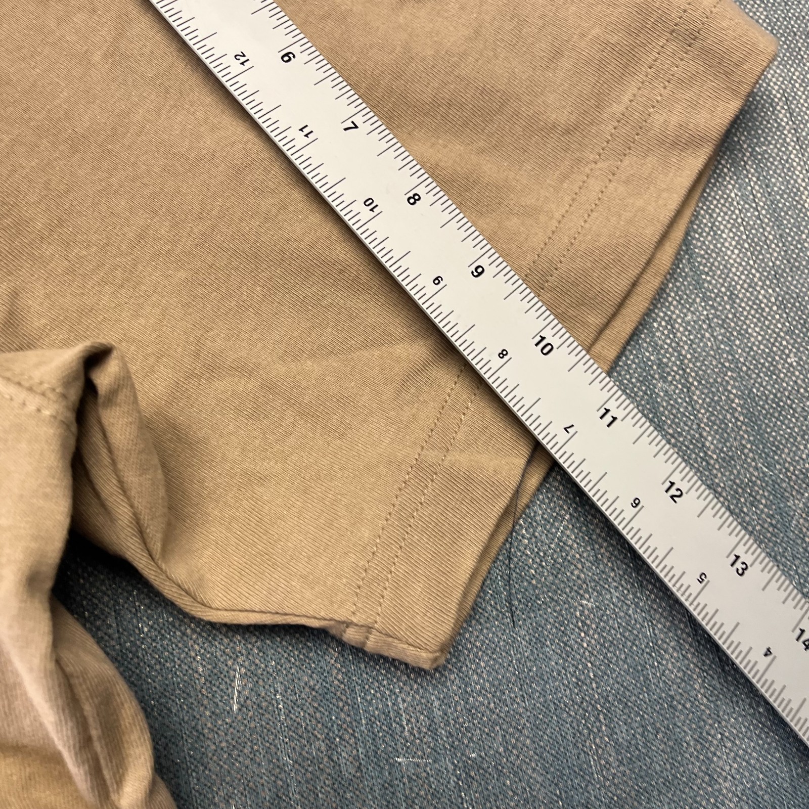 Carhartt K87 Men's T-Shirt SizeL Brown Short Sleeve Heavyweight Pocket Loose Fit thumbnail 12