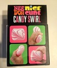 Schylling NeeDoh Nice Cube Candy Swirl Super Solid Squish Squeeze Toy Pink/White — photo 3