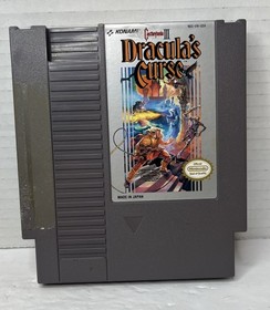 Castlevania III 3 Dracula's Curse Konami  In Box NES 1990 Tested Sleeve