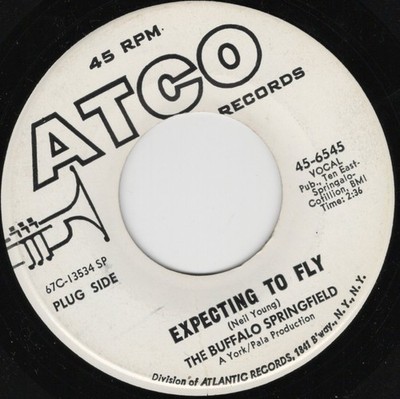 Buffalo Springfield  '68  UNPLAYED Expecting To Fly/Everydays RARE DJ white lbl