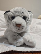 Juguete de peluche de 18" Animal Alley BONITO TIGRE BLANCO SUAVE VINTAGE 2000 ANIMAL DE PELUCHE