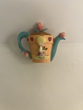 Precious Moments 1999 Monthly Mini Tea Pot "May  Enesco Avon Exclusive