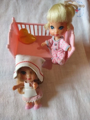 Mattel Liddle Kiddle Florence MIDDLE  NURSE Doll & Liddle Diddle