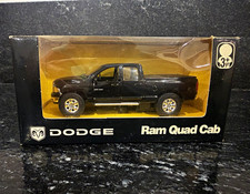 Dodge Ram Quad Cab Black Diecast Pickup Truck Unopened Box