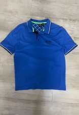 Hugo Boss Paddy Pro Moisture Manager Blue Polo Shirt Size L