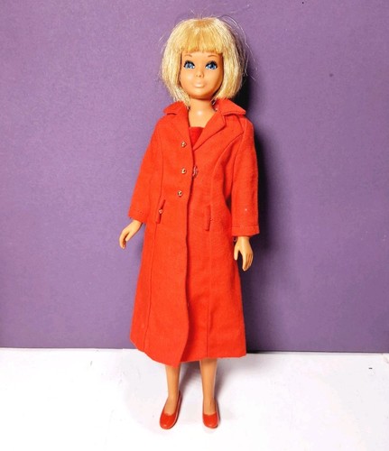 Bambola Barbie Malibu Skipper 1967 con custodia vestiti scarpe vintage - Foto 3 di 19