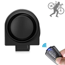 Outdoor Loud Wireless Anti-Theft Vibration Motorcycle Bike Security Alarm Remote