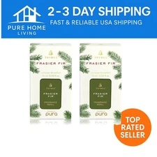 2  Pura Fragrance Refills - Long Lasting Frasier Fir for Home Ambiance