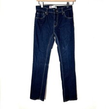 Levi's 511 dark wash slim straight leg jeans size youth 16 B120