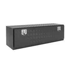 60"X18"X18" Storage Tool box + Lock Heavy Duty 5 Bar Tread Truck Pickup Aluminum