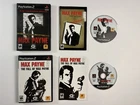 Max Payne 1 & 2 PlayStation 2 PS2 Lot of 2 Games CIB Complete TESTED