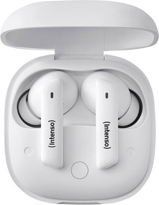 Intenso BUDS PRO TWS In-Ear Kopfhörer Weiß Bluetooth True Wireless mit Ladebox