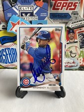 2014 Topps Arismendy Alcantara IP Autographed Rookie Card Chicago Cubs MLB. rookie card picture