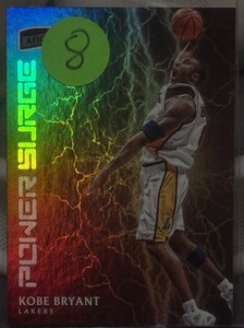 * RARE & SHINY * 2016-17 Panini Aficionado - Power Surge Kobe Bryant #13 !!!!