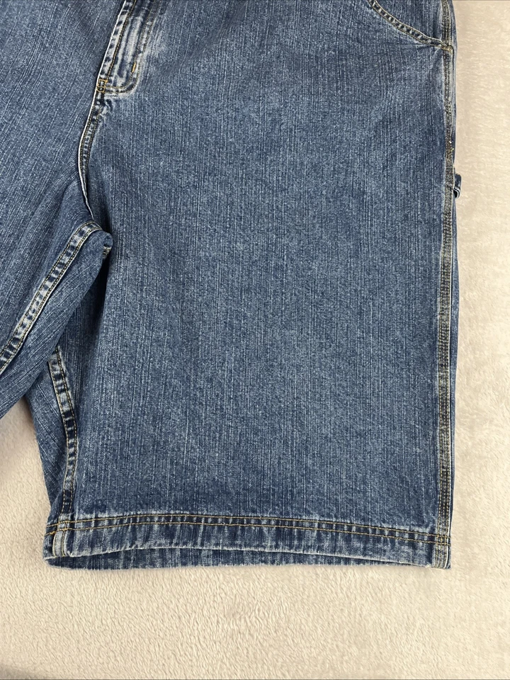 Chaps Ralph Lauren mens Blue denim medium wash shorts size 48 - Image 3 of 4