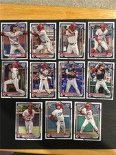 2024 Bowman Washington Nationls Team Set 11 Cards With Prospects & Draft