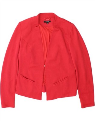 COMMA, Damen Blazer Jacke IT 44 Medium Rot Polyester CH05