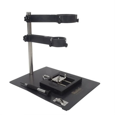 Kaisi F-204 Mobile Phone Laptop BGA Rework Reballing Station Hot Air Gun Clamp,