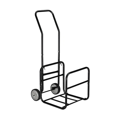 Kaminholzwagen Brennholzkarre Feuerholzregal Holztransportwagen 45 kg mit Rollen - Bild 8 von 8