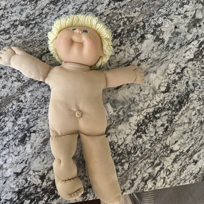CABBAGE PATCH coleco head   BLOND LOOP 0002