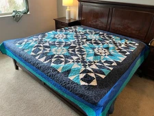 King-size Ocean Storm Quilt