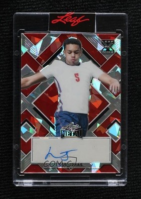 2022 Leaf Metal Red Crystals 1/3 Lee Jonas #BA-LJ1 Auto 1pe6